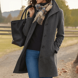 EVE™ | Elegant Buttoned Coat – Timeless Elegance