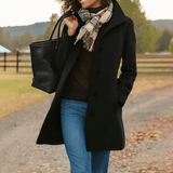 EVE™ | Elegant Buttoned Coat – Timeless Elegance