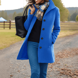 EVE™ | Elegant Buttoned Coat – Timeless Elegance