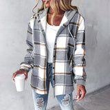 Sabrina™ | Plaid Hooded Overshirt