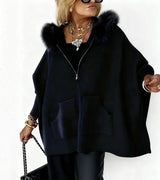 ARABELLE™ | Casual Hooded Coat with Fur Collar