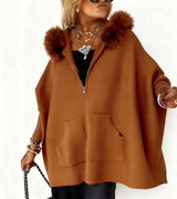 ARABELLE™ | Casual Hooded Coat with Fur Collar
