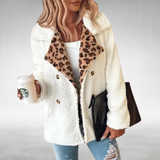 Lori™ Cozy Leopard Teddy Coat